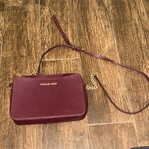 Michael Kors Wine Crossbody Bag